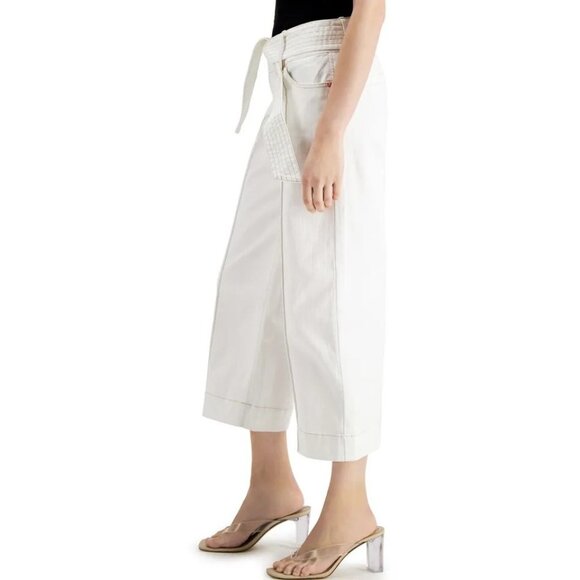 INC International Concepts Women's White Wide-Leg Pants Size 14 - Picture 2 of 15